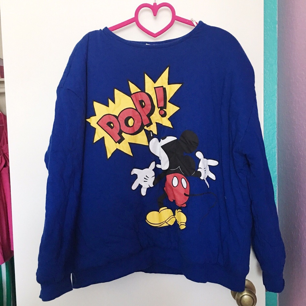 Forever 21 x Disney Mickey Pop Reversible Sweater